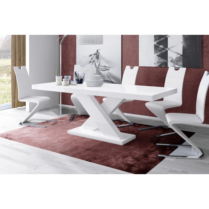 Stół Xenon 140 Dąb Artisan / Czarny Super Decor